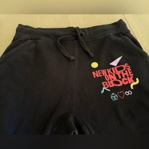 New Kids on the Block Black Joggers-Magic Summer Tour 2024 exclusive VIP merch!